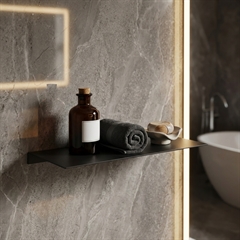 Como Hylde 25 x 10 cm - Sort metal